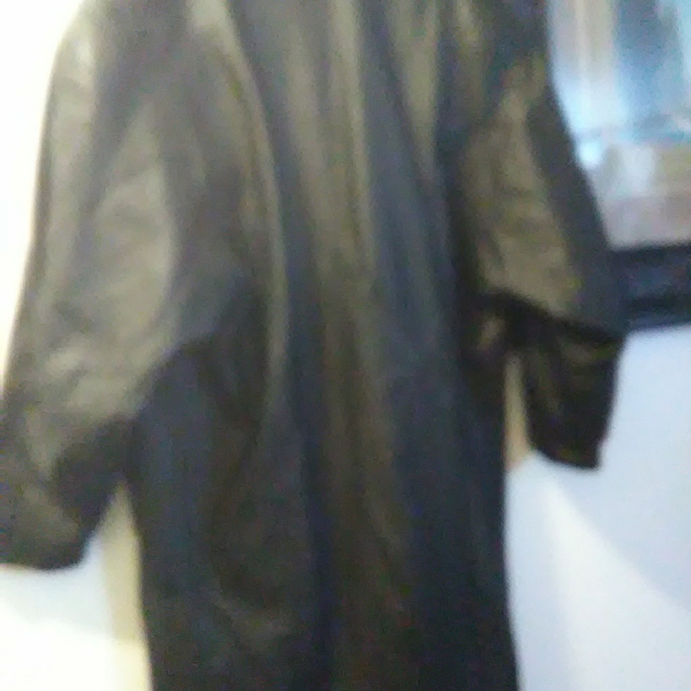 Black Leather Coat